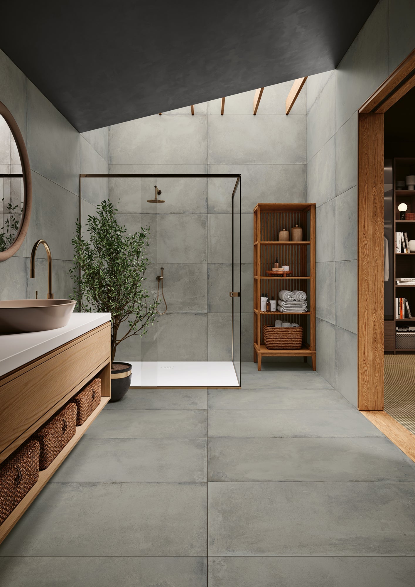 Beton Smoke Poitou Carrelage