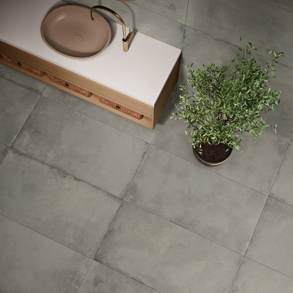 Beton Smoke Poitou Carrelage
